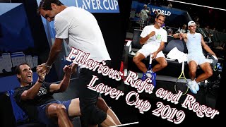 Hilarious Fedal Moments l Laver Cup 2019 [upl. by Fretwell]