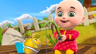 Khoka Gelo Mach Dhorte  Bengali Nursery Rhymes For Kids  Jugnu Kids bangla  Aye Bristi Jhepe [upl. by Amisoc518]