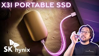 SK Hynix X31 Beetle Portable SSD  Fast Sleek amp Portable [upl. by Anivlek]