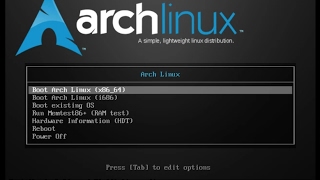 Arch Linux installer archfi  Base and Grub Install Script  EFIUEFI [upl. by Ekyt196]