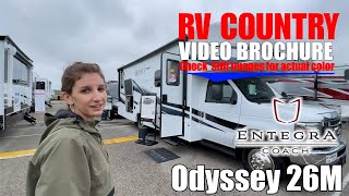 Entegra CoachOdyssey26M  by RV Country of Fresno CA Mesa AZ Fife WA Mt Vernon WA Coburg OR [upl. by Emanuel]