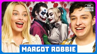 Margot Robbie Imagines Harley Quinn Meeting Joaquin Phoenix’s Joker 🤡  The Movie Dweeb [upl. by Ardnaek]