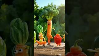 Dancing vegetables youtubeshorts animation cartooncharacter cartoon hiphop [upl. by Kavanagh]