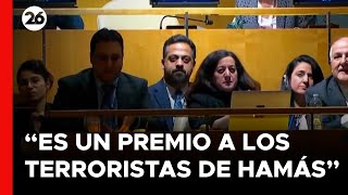 MEDIO ORIENTE  Así fue la reacción de ISRAEL tras la votación de la ONU a favor de PALESTINA [upl. by Hagood713]