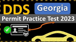 Georgia Permit Practice Test 2023 DDS GA Driving Test Questions and Answers [upl. by Tremann]