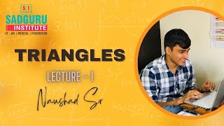 CLASS 10  GSEB  CBSE  TRIANGLES  LECTURE  1 [upl. by Sclater]