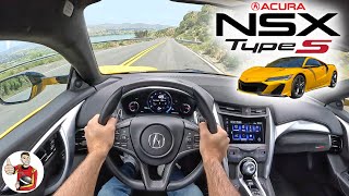 Type S takes the Acura NSX from Good to Great POV Drive Review [upl. by Araht]