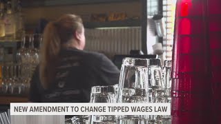 New amendment made to change tipped wages law in Michigan [upl. by Alimrahs1]