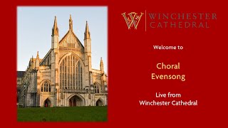 110624 Choral Evensong live from Winchester Cathedral 🇺🇦 [upl. by Campney]