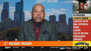 Pardon the Interruption  quotDeAndre Hopkins came to Chiefs just to steal Super Bowlquot  Michael Wilbon [upl. by Dragoon554]