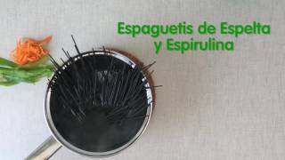 MERKABIO  Receta Espaguetis de Espelta y Espirulina [upl. by Adneram677]