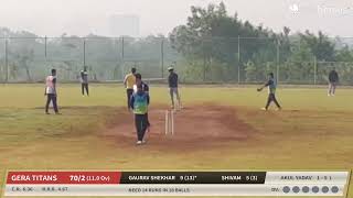 Live Cricket Match  MS XI  Kharadi vs Gera Titans  14Nov24 0652 AM 14 overs  Techie Premier [upl. by Landry690]