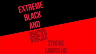 1 Hour Extreme Fast Red Strobe Lights SEIZURE WARNING [upl. by Hadik410]