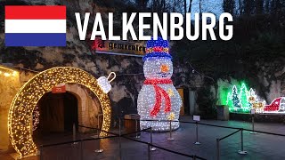 🇳🇱 Valkenburg  Christmas Market in the Municipal Cave Netherlands December 2022 [upl. by Maurizio618]