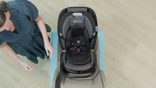 How to install Slimfit3 LX 3in1 Car seat FT ARB rear facing using latch [upl. by Anikehs]