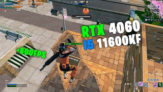 Fortnite Reload RTX 4060  Intel I5 11600KF  Fortnite Chapter 5  Perfomance Mode [upl. by Aliakim]