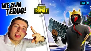 IK BEN TERUG amp NIEUWE PC FORTNITE LIVE STREAM Nederlands [upl. by Madelena801]