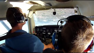 Taking a very young member of our RC club on an aerobatics flight in the Cessna 152 Aerobat [upl. by Kenrick]