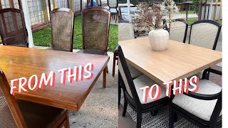 Chairs and Table Furniture Makeover [upl. by Gault]