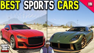 Top 10 BEST SPORTS CARS In GTA Online [upl. by Corina]