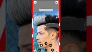 Autodesk sketchbook hair Editing  Fece SmoothHair style shorts [upl. by Neerroc]