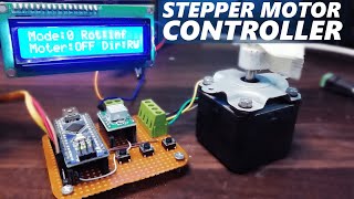 How To Make Stepper Motor Controller [upl. by Nollahp149]