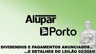 DIVIDENDOS E PAGAMENTOS ANUNCIADOS  DETALHES DO LEILÃO 022024 Proventos [upl. by Alberto]