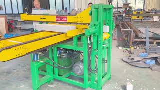 Automatic cube splitting machine stone splitter whatsapp008613600966313 [upl. by Bremser763]