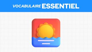 Le vocabulaire anglais essentiel 🌅 [upl. by Avitzur]