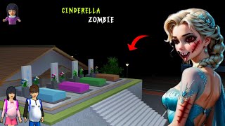 Theres Secret Horror CINDERELLA Zombie Haunteds Yuta Mio family😰 Sakura School Simulator Drama👺 [upl. by Eardnaed661]