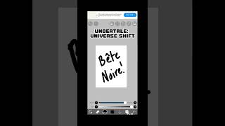 Introducing Bête Noire undertaleau undertaleuniverseshift myau betenoire [upl. by Okoy]