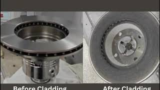 Laser Cladding of Disc Brakes  Laser Automation [upl. by Nivra483]