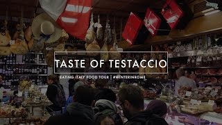 Eating Italy Testaccio Food Tour Rome [upl. by Yatnahc]