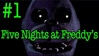 Five Nights at Freddys  Gameplay Español Parte 1 PRIMERA NOCHE [upl. by Lundt]