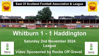 Whitburn v Haddington 2112024 [upl. by Aved]