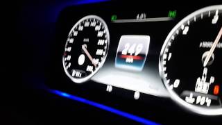 Mercedes S350d BlueTec 0 Top speed acceleration HD [upl. by Nauqram]