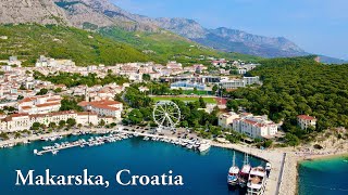 Makarska Croatia  beautiful drone view 4K [upl. by Bengt680]