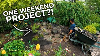 You can build this by hand  How To Small PONDLESS Waterfall DIY [upl. by Kai]