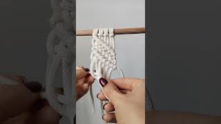 Új makramé minta  new macrame pattern macrametutorial [upl. by Ona]