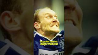 Tommy Gravesen on sharing a dressing room with Gazza at Everton 😂 football footballshorts [upl. by Asim]