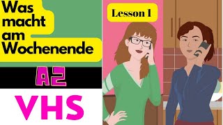 Learn German A2 Level online with VHS courses lesson 1 germanside [upl. by Keyser]