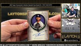 UNREAL CASE 2023 Topps Transcendent Collection Baseball Case Break 10 PICK YOUR SPOT [upl. by Kentiga]