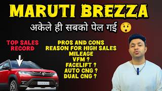 Maruti Brezza अकेले सबको पेल गई 😏 Maruti Brezza Facelift Dual CNG Pros and Cons [upl. by Dom240]