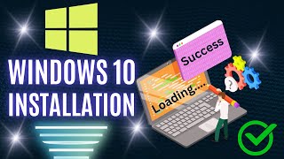 windows 10 installation step by step [upl. by Eissahc]