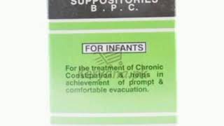 Glycerine Suppositories for infants [upl. by Blackington]