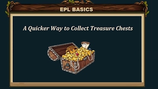 Elvenar Basics  A quicker way to collect treasure chests [upl. by Suirrad]