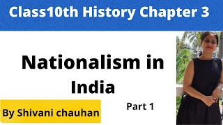 Nationalism in India chapter 3 part 11 class 10th history हिंदी में [upl. by Herrington378]