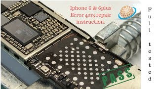 iphone6 401340144005 repair by ipbox full instruction [upl. by Fayina]