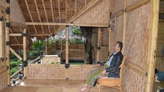 Arsitektur Rumah Bambu Bamboo House [upl. by Dinin477]