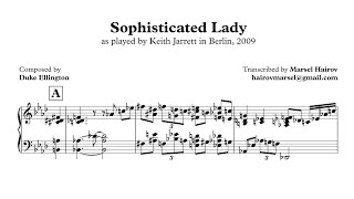 Keith Jarrett  Sophisticated Lady [upl. by Yob]